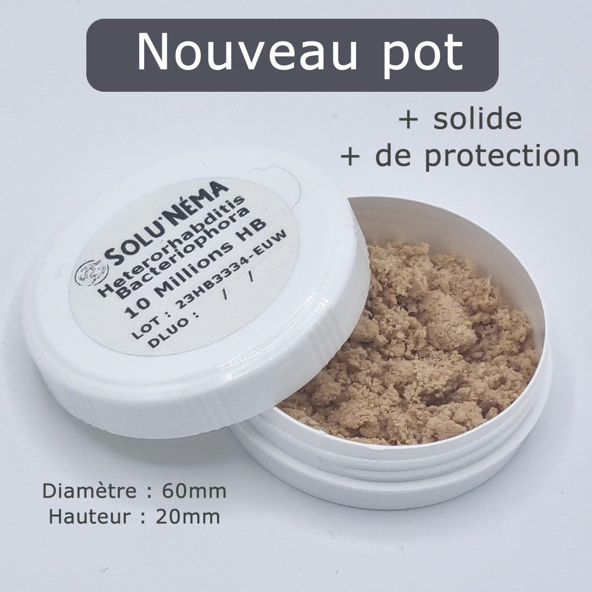 Pot Solunema pour nématodes 10 millions HB