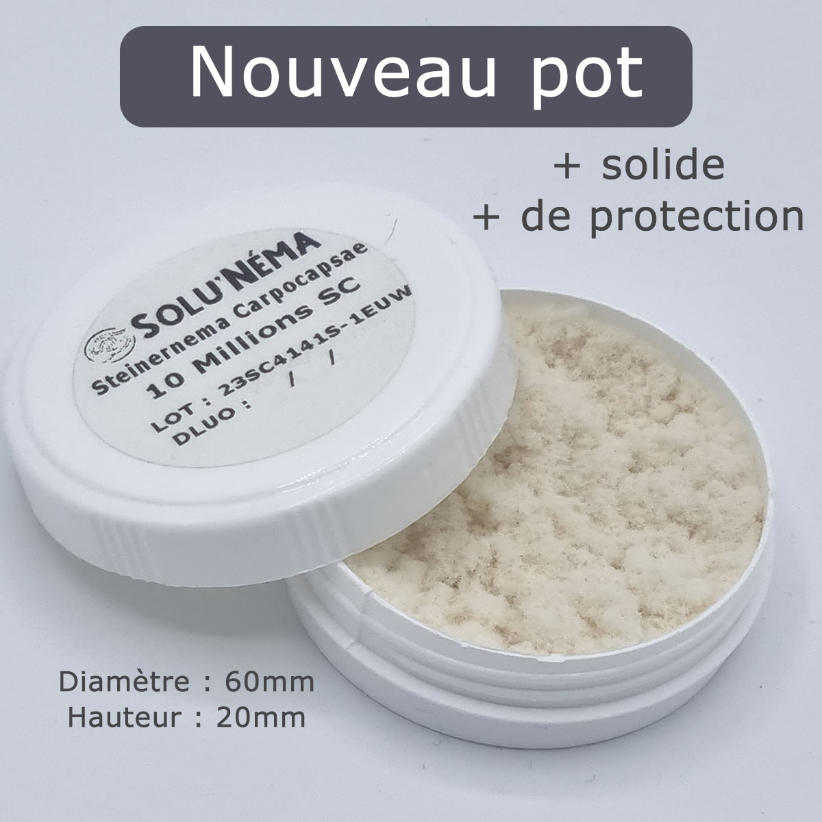 Pot Solunema pour nématodes SC 10 millions