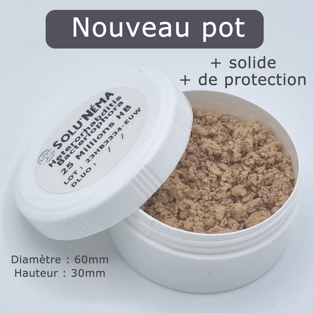 Pot Solunema pour nématodes 25 millions HB