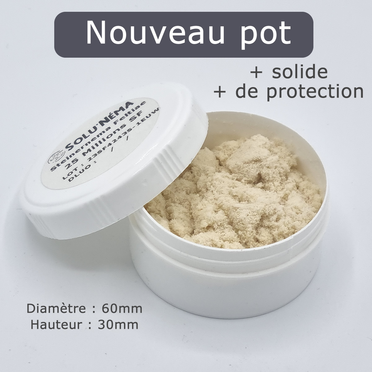 Solunema pot για νηματώδεις 25 εκατομμύρια