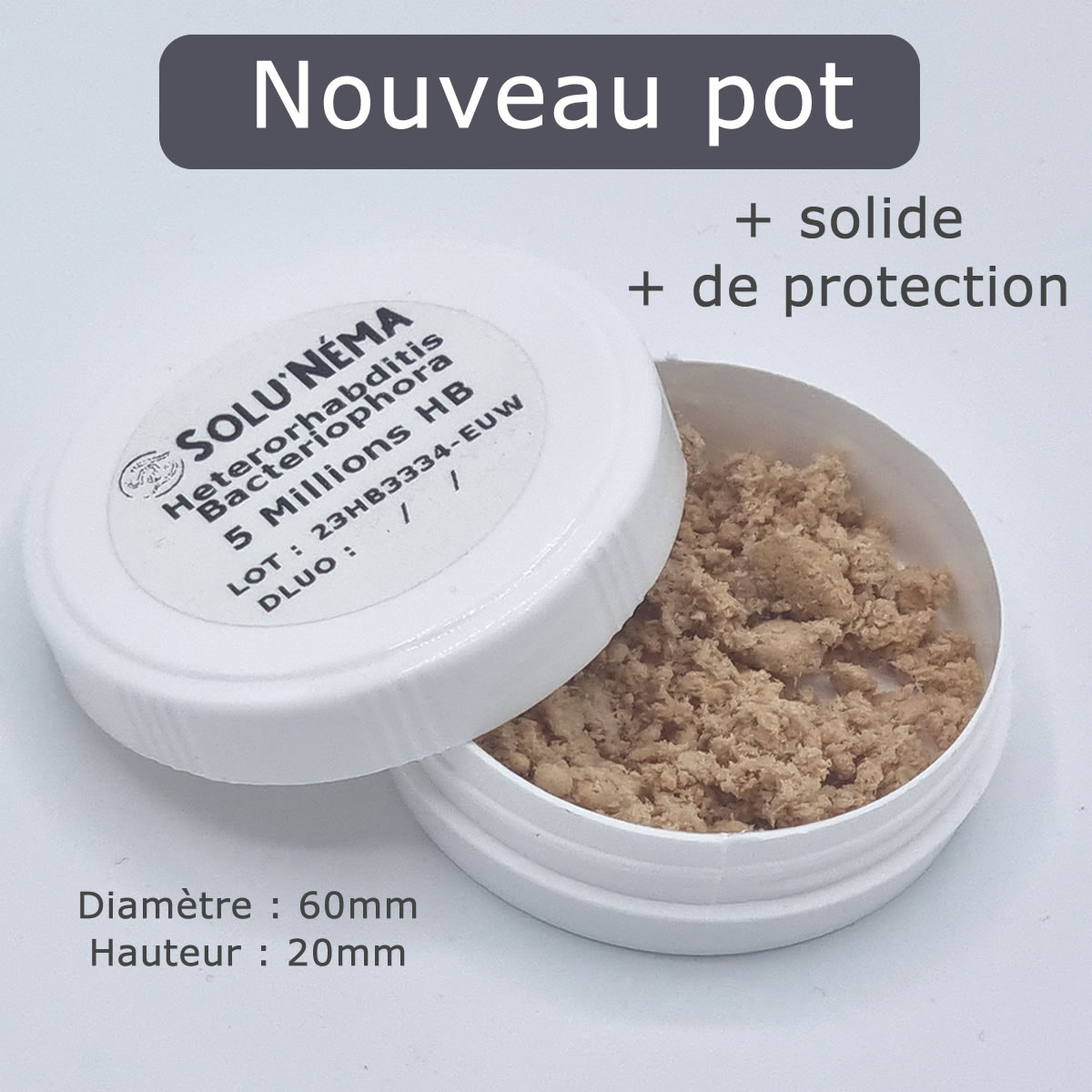 Pot Solunema pour nématodes 5 millions HB