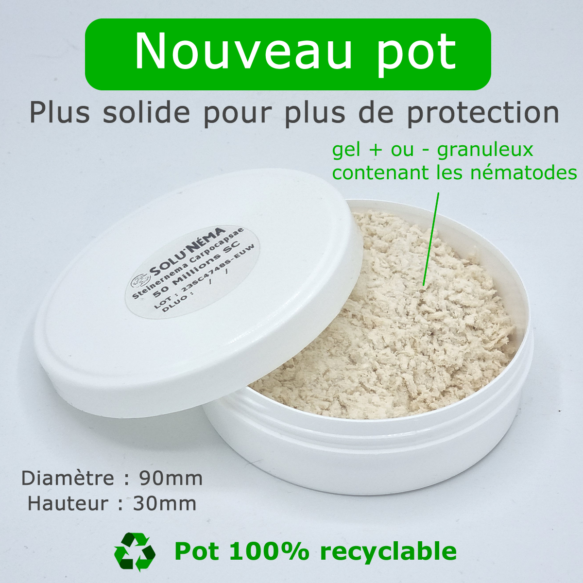 Pot nématode SC 50 millions