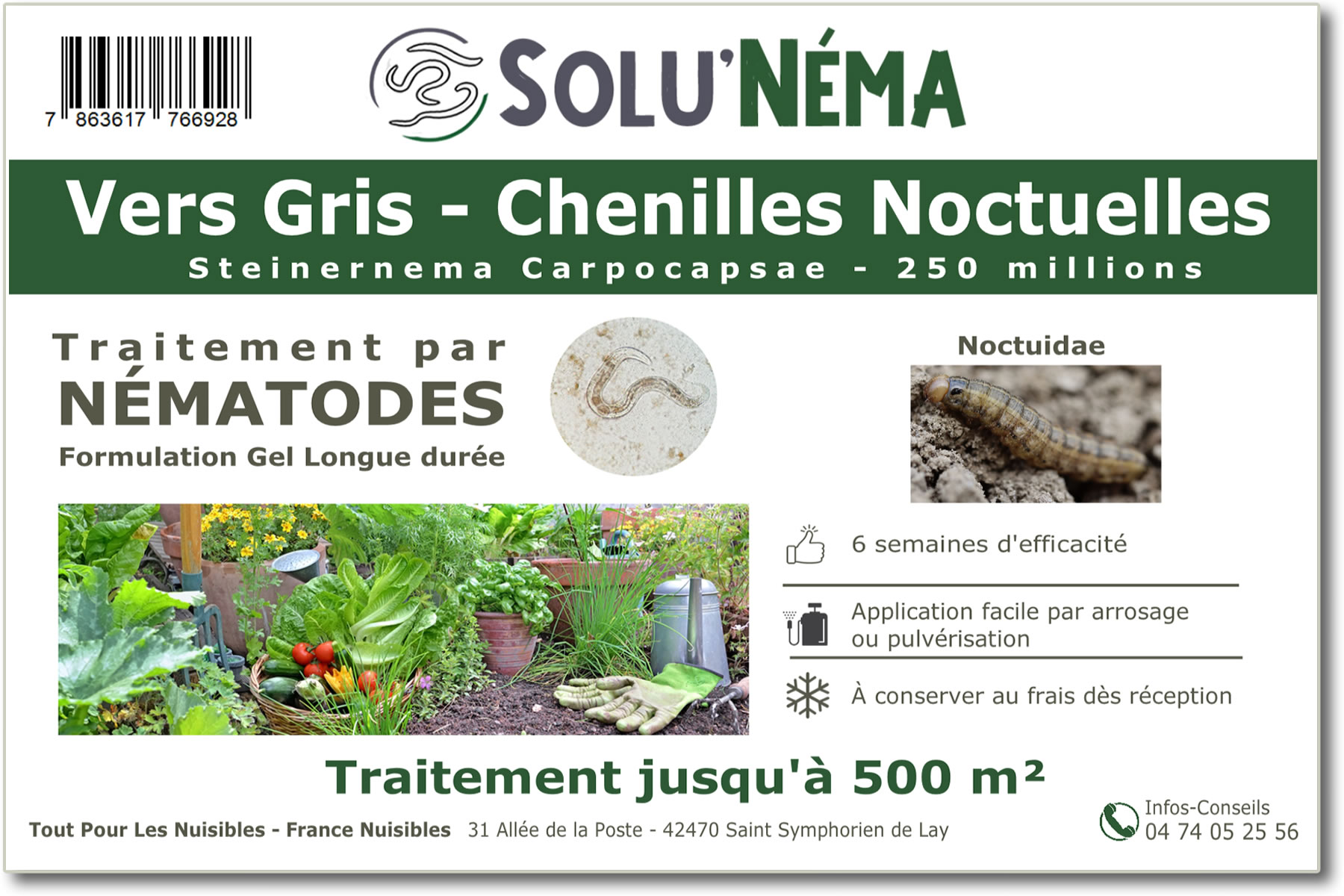 SOLUNEMA - Vers Gris - Nématodes (SC) Solu'Néma